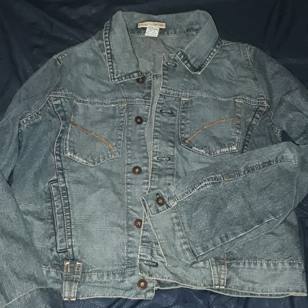 Full Length Jean Jacket Size XL